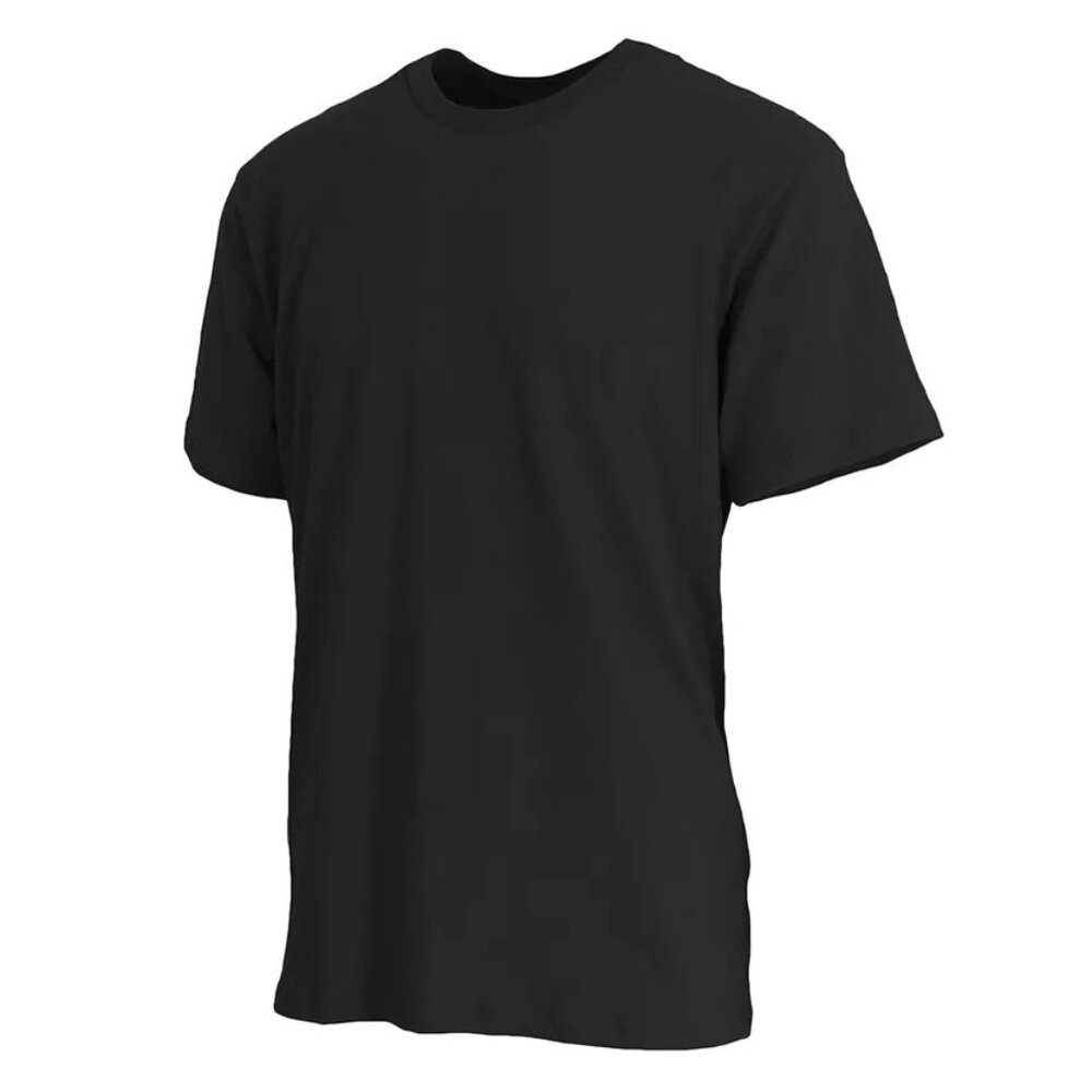 Blue Ice Men's Short Sleeve Crew Neck Classic T-shirt‎ Color Black Size XL
